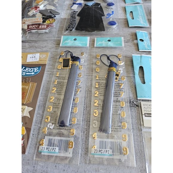 Sticker Lot Grad Graduation Graduate Scrapbooking 3D Stickers Jolee's RARE #60 - Picture 4 of 10